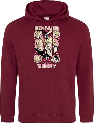 Edward & Winry – Alchemist’s Promise - fullmetal alchemist, edward elric, winry rockbell, anime couple, automail mechanic, alchemy power, brotherhood anime, manga series, anime art - Standard Hoodie