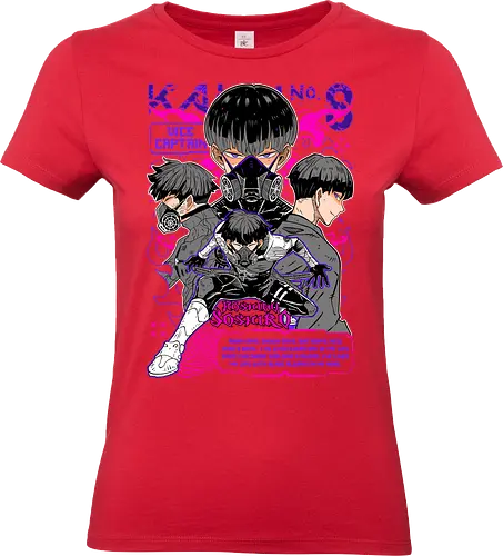 Vice Captain Hoshina – Close Combat Specialist - kaiju no 8, hoshina soshiro, vice captain, sword master, anti kaiju unit, shonen anime, manga illustration, anime aesthetic - Standard T-Shirt (Frauen)