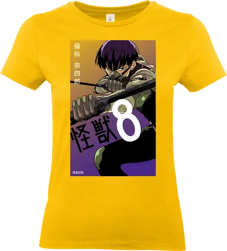 Hoshina – The Kaiju Hunter - kaiju no 8, soshiro hoshina, elite soldier, close range fighter, defense force officer, battle anime, manga series, anime art - Standard T-Shirt (Frauen)