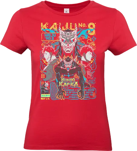 Kaiju No 8 – Unleashed Power - kaiju no 8, kafka kaiju form, human monster hybrid, dark action anime, transformation hero, manga series, anime illustration - Standard T-Shirt (Frauen)