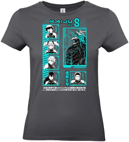 Kaiju No 8 – Defense Force Rising - kaiju no 8, monster anime, defense force, giant creature battle, action shonen, manga series, anime art - Standard T-Shirt (Frauen)