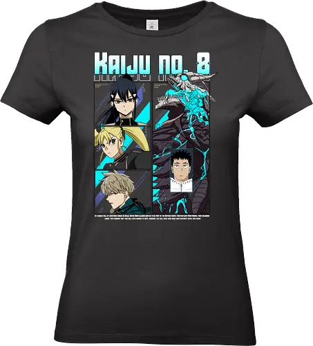 Kaiju No 8 – Urban Monster War - kaiju no 8, sci fi anime, kaiju battle, defense unit, shonen manga, anime aesthetic - Standard T-Shirt (Frauen)