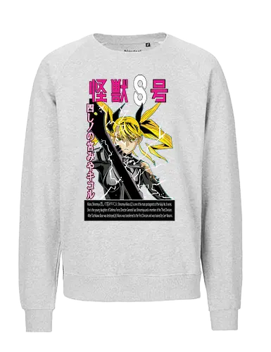 Kikoru Shinomiya – Elite Prodigy - kaiju no 8, kikoru shinomiya, defense force prodigy, anime girl warrior, elite fighter, monster slayer, manga series, anime art - Fairtrade Sweatshirt