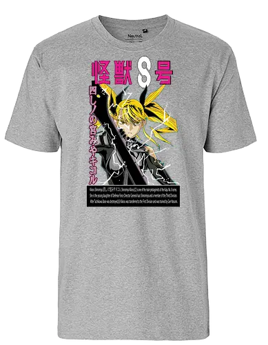Kikoru Shinomiya – Elite Prodigy - kaiju no 8, kikoru shinomiya, defense force prodigy, anime girl warrior, elite fighter, monster slayer, manga series, anime art - Fairtrade T-Shirt