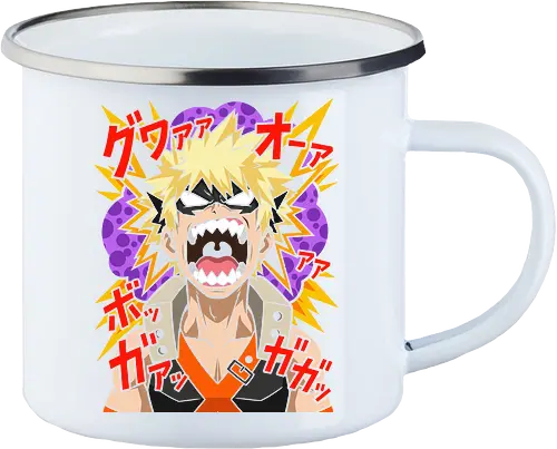 Explosive Rage Katsuki Bakugo Academia Anime Graphic