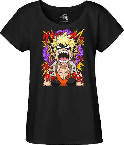 Explosive Rage Katsuki Bakugo Academia Anime Graphic