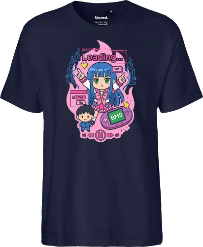 Loading Alt Kawaii Gamer Girl Retro Handheld Console Graphic