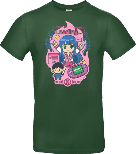 Loading Alt Kawaii Gamer Girl Retro Handheld Console Graphic