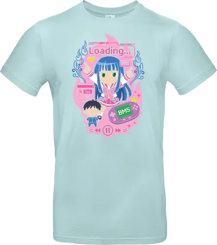 Loading Alt Kawaii Gamer Girl Retro Handheld Console Graphic