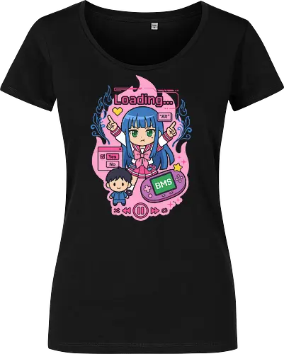 Loading Alt Kawaii Gamer Girl Retro Handheld Console Graphic