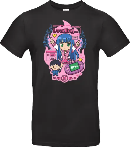 Loading Alt Kawaii Gamer Girl Retro Handheld Console Graphic