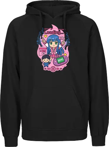 Loading Alt Kawaii Gamer Girl Retro Handheld Console Graphic