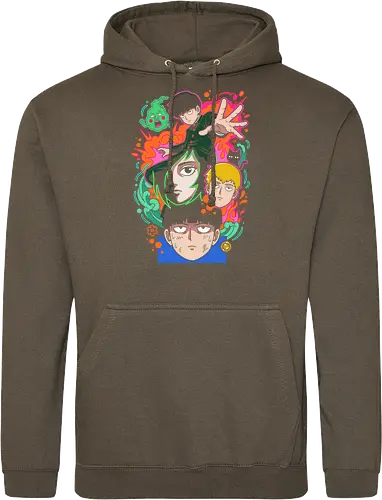 "Psychic Awakening" Mob Shigeo Kageyama Retro Anime