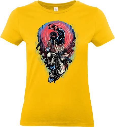 Power of the Fireball - action, Arcade, video game, retro gaming, gamer, fighting, movie - Standard T-Shirt (Frauen)