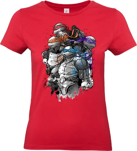 The path of the ninja warriors - animals, anime, manga, japan, japanese art, Turtle, movies, series, retro - Standard T-Shirt (Frauen)