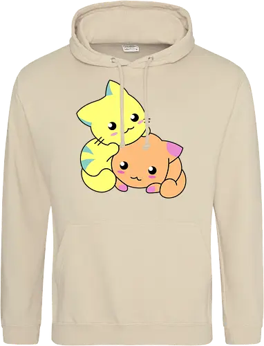 Gatos Amarillos y Naranjas Relajantes