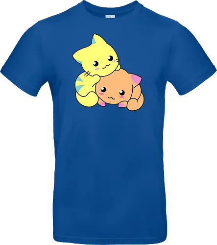 Gatos Amarillos y Naranjas Relajantes