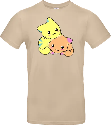 Gatos Amarillos y Naranjas Relajantes