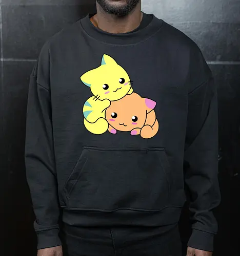 Gatos Amarillos y Naranjas Relajantes