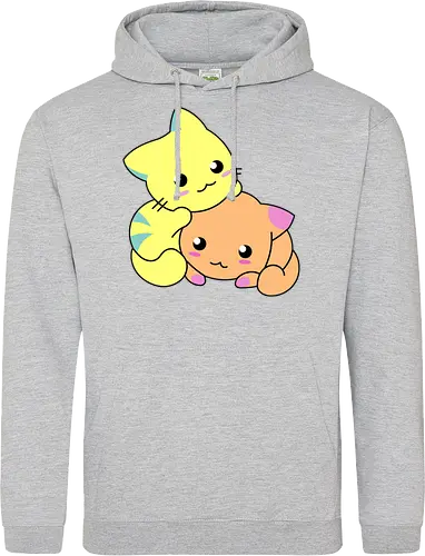 Gatos Amarillos y Naranjas Relajantes