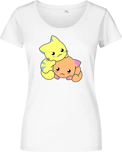 Gatos Amarillos y Naranjas Relajantes