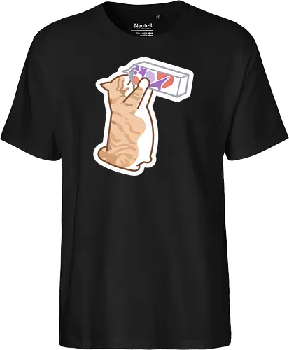 Gato Naranja Bebe Leche