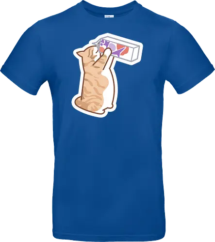 Gato Naranja Bebe Leche