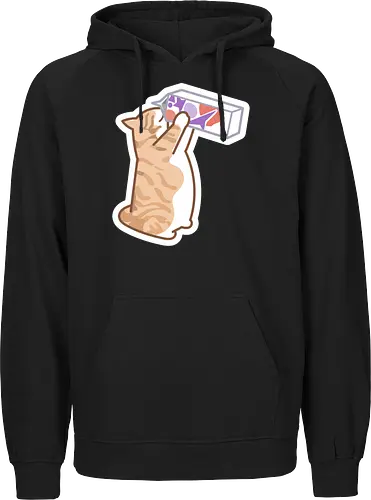 Gato Naranja Bebe Leche