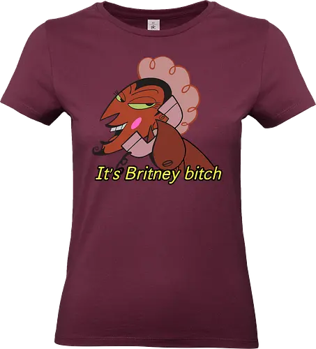 It's Britney Bitch - him powerpuff girls shirt, its britney bitch t-shirt, funny cartoon mashup tee, him ppg graphic shirt, 90s cartoon nostalgia clothing, y2k pop culture apparel, sassy devil character design, retro telephone anime art, funny villain t-shirt, queer coded character merch, ironic meme streetwear, pink devil graphic top, powerpuff girls fan gift, britney spears parody shirt, aesthetic 2000s fashion, flamboyant villain t-shirt, humorous pop music mashup, bold character illustration, trendy cartoon parody clothing - Standard T-Shirt (Frauen)