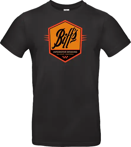 Biff Automotive Detailing - movie, Future, automotive, biff tannen, brute, delorean, doc brown, film, high school, hollywood, hoverboard, marty mcfly, retro, time travel, villain - Standard T-Shirt