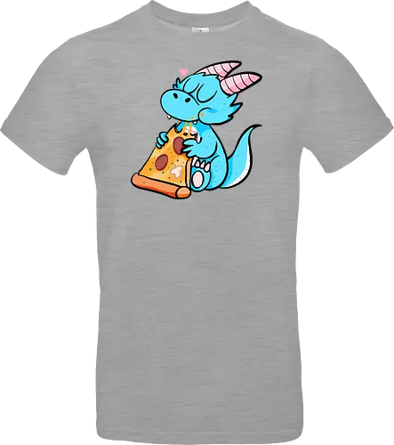 Pizza Drache - Pizza, Drache, Fantasy - Standard T-Shirt