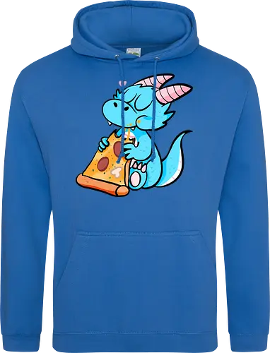Pizza Drache - Pizza, Drache, Fantasy - Standard Hoodie
