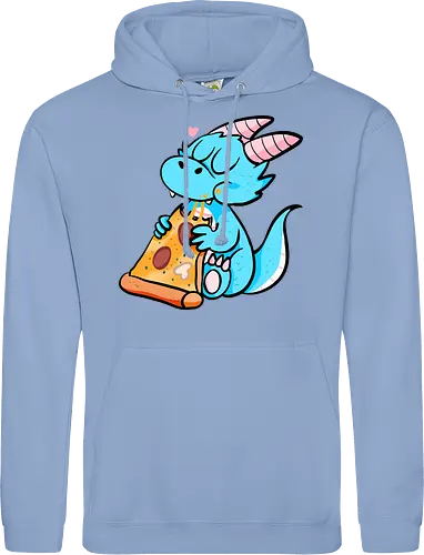 Pizza Drache - Pizza, Drache, Fantasy - Standard Hoodie