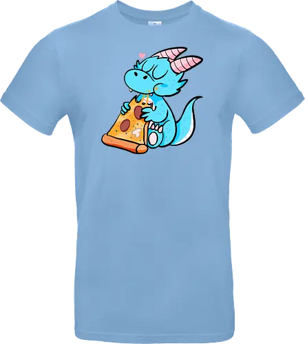 Pizza Drache - Pizza, Drache, Fantasy - Standard T-Shirt
