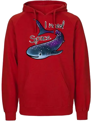 I need Space Walhai - walhai, whaleshark, space, galaxy, hai, shark - Fairtrade Hoodie