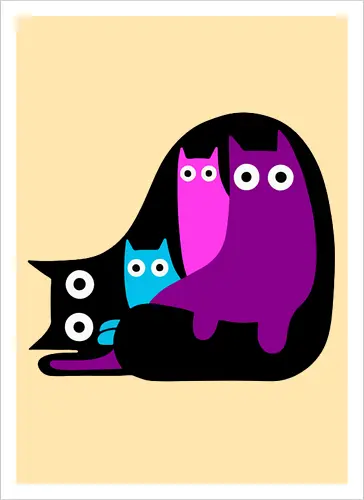 Muchos Gatos Coloridos