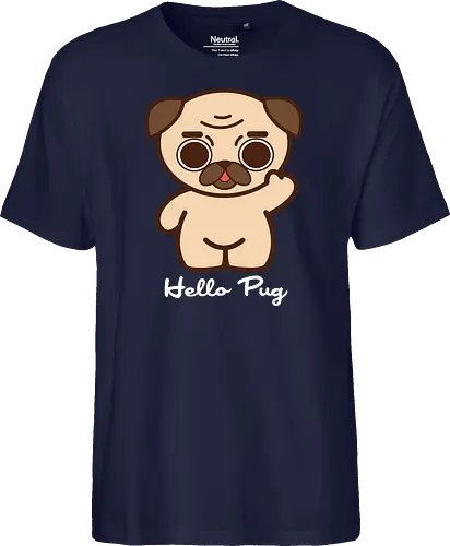 Hello Pug - Kawaii Süßer Hund