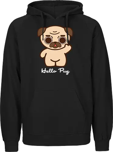 Hello Pug - Kawaii Süßer Hund