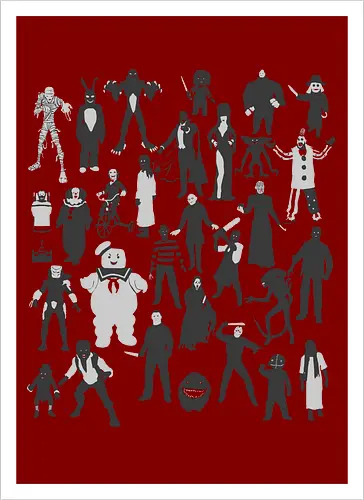 Horror-Ikonen - Horror-Film-Charaktere