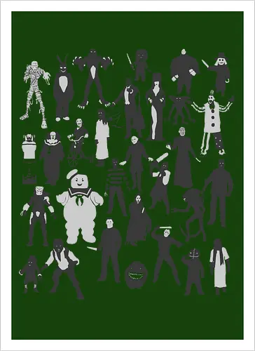 Horror-Ikonen - Horror-Film-Charaktere