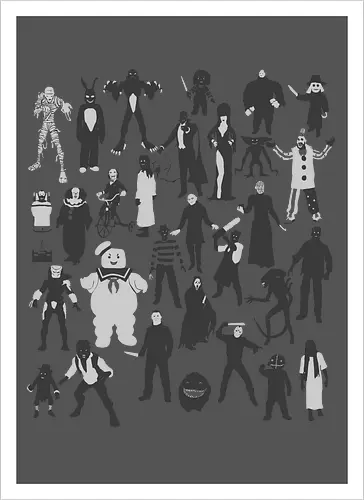 Horror-Ikonen - Horror-Film-Charaktere