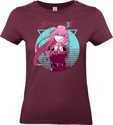 Zero Two – Partner in the Franxx - Darling, zero two, anime waifu, anime pilot girl, mecha anime, futuristic anime, manga series, anime aesthetic - Standard T-Shirt (Frauen)