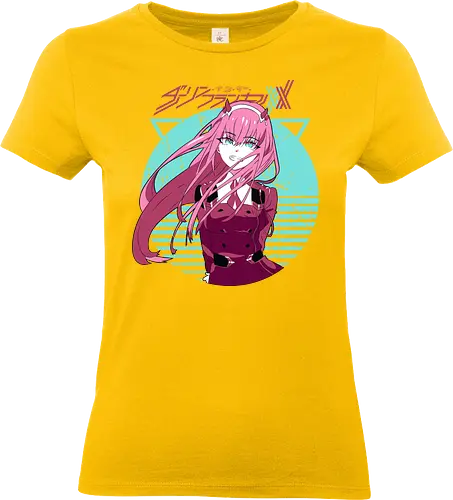 Zero Two – Partner in the Franxx - Darling, zero two, anime waifu, anime pilot girl, mecha anime, futuristic anime, manga series, anime aesthetic - Standard T-Shirt (Frauen)