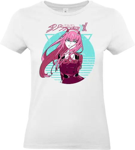 Zero Two – Partner in the Franxx - Darling, zero two, anime waifu, anime pilot girl, mecha anime, futuristic anime, manga series, anime aesthetic - Standard T-Shirt (Frauen)