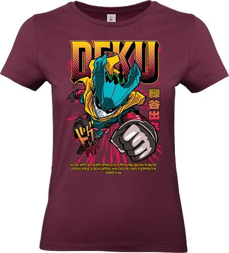 Deku – One For All Rising - anime art, Academia, izuku midoriya, deku hero, one for all, anime hero, superhero anime, shonen anime, manga series - Standard T-Shirt (Frauen)