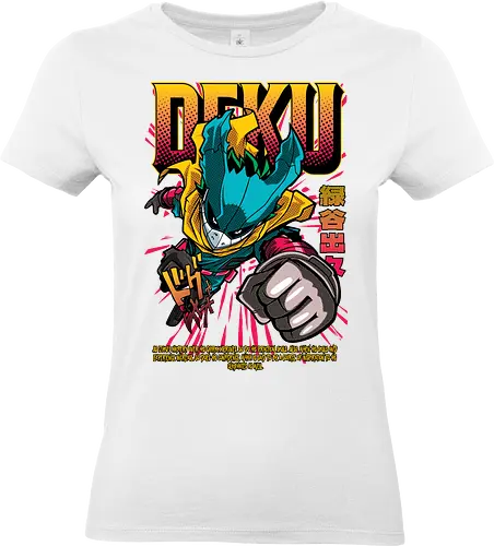 Deku – One For All Rising - anime art, Academia, izuku midoriya, deku hero, one for all, anime hero, superhero anime, shonen anime, manga series - Standard T-Shirt (Frauen)