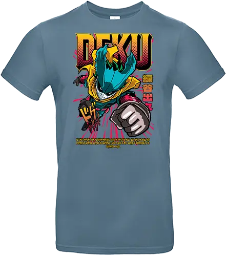 Deku – One For All Rising - anime art, Academia, izuku midoriya, deku hero, one for all, anime hero, superhero anime, shonen anime, manga series - Standard T-Shirt