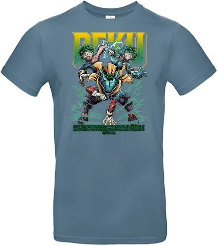 Deku – Future Number One Hero - Academia, deku, anime illustration, izuku midoriya, hero student, ua academy, anime protagonist, action anime, manga series - Standard T-Shirt