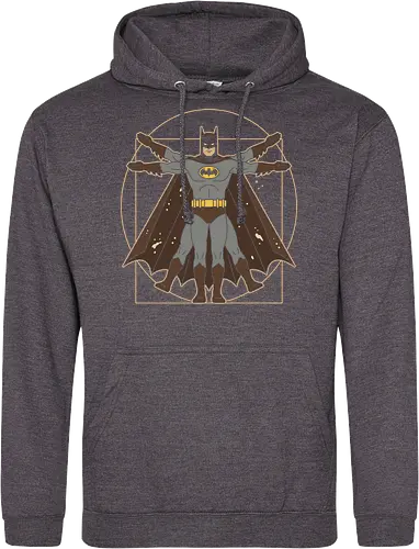 Vitruvian Bat Dark Knight Renaissance Art Parody Graphic