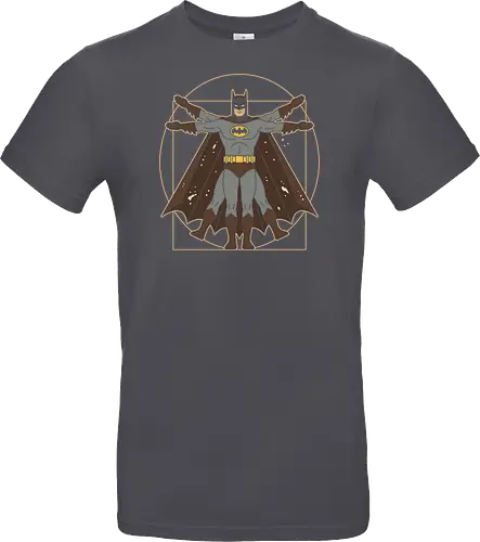 Vitruvian Bat Dark Knight Renaissance Art Parody Graphic